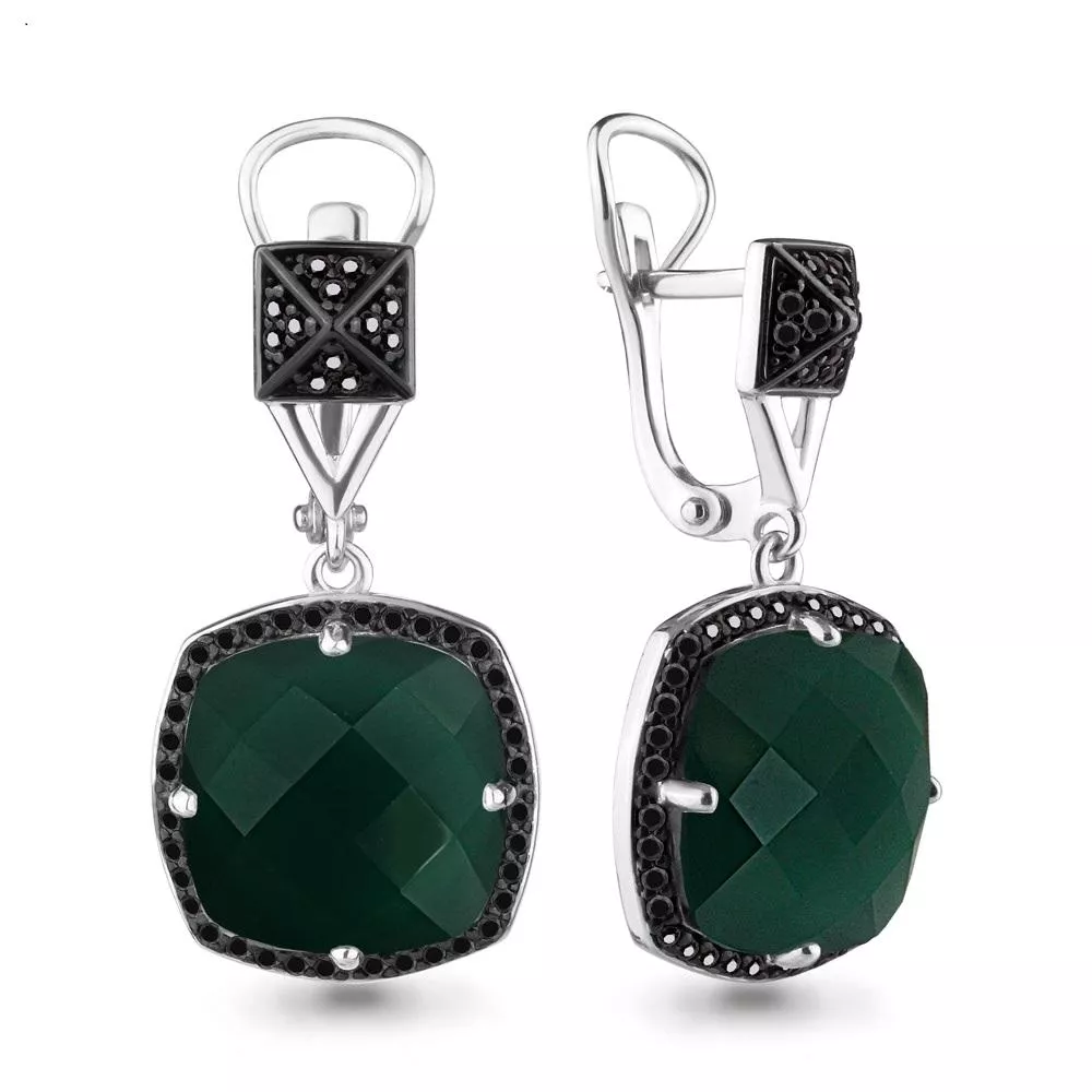 Серьги из серебра, артикул LV4702309Ч