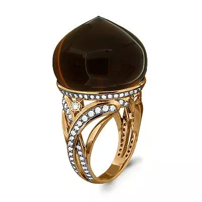 Кольцо, артикул LV965009Ак, золото