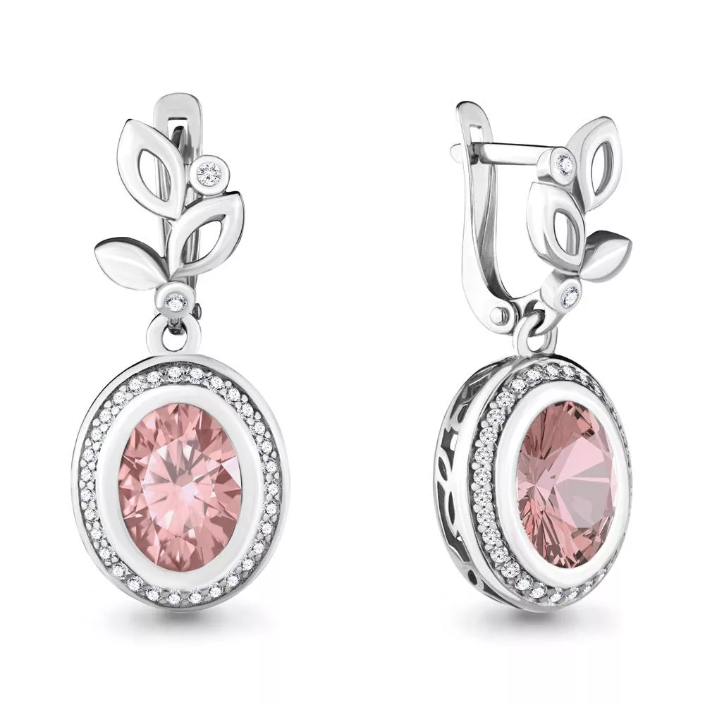 Серьги, серебро, артикул LV4701890А