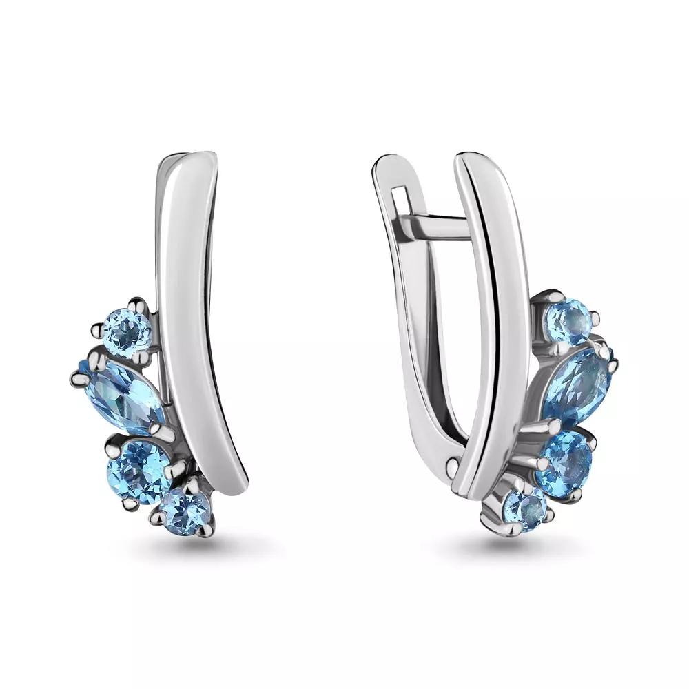 Серьги, серебро, артикул LV4701405