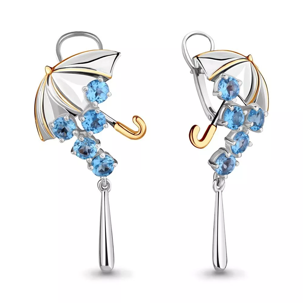 Серьги, серебро, артикул LV4700205