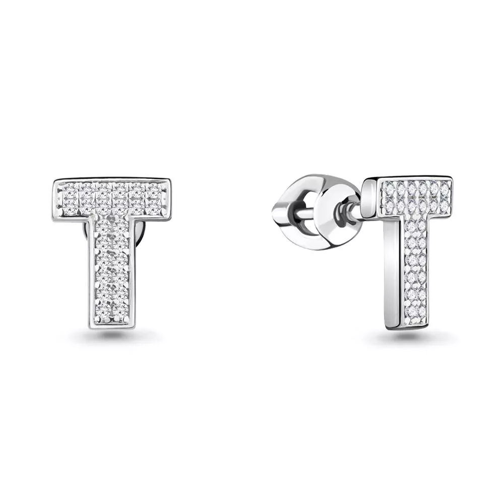 Серьги из серебра, артикул LV46823А