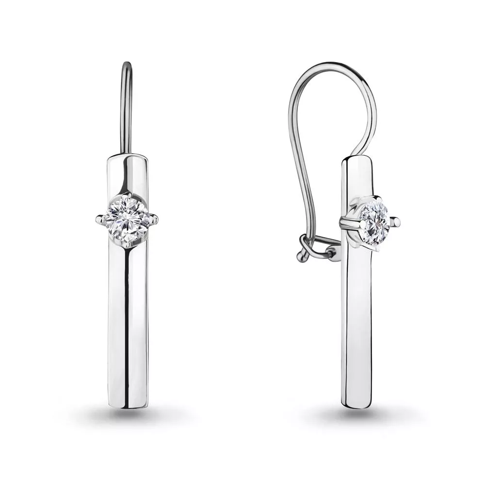 Серьги, серебро, артикул LV46814А