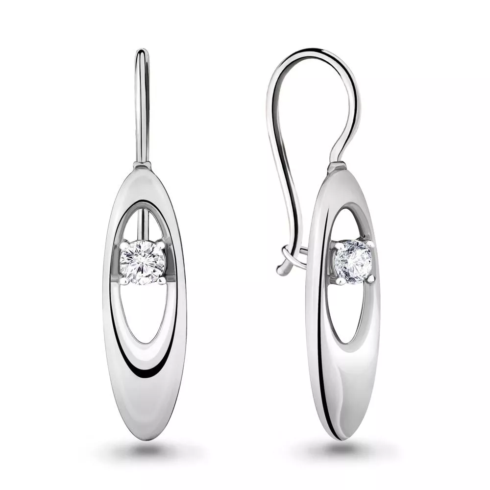 Серьги, артикул LV46808А, серебро