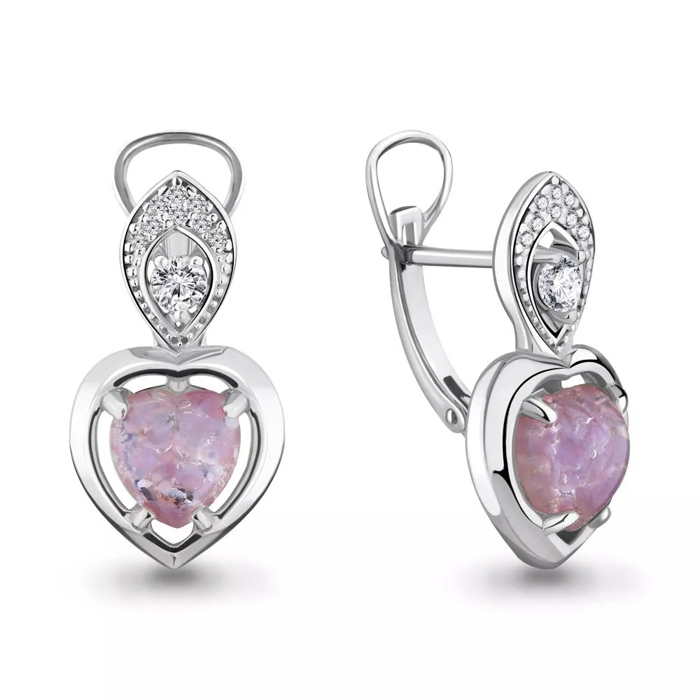 Серьги из серебра, артикул LV46790АД