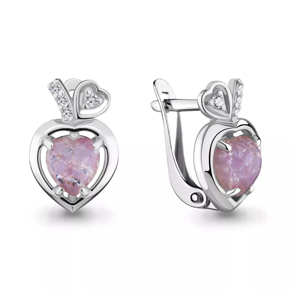 Серьги, серебро, артикул LV46789АД