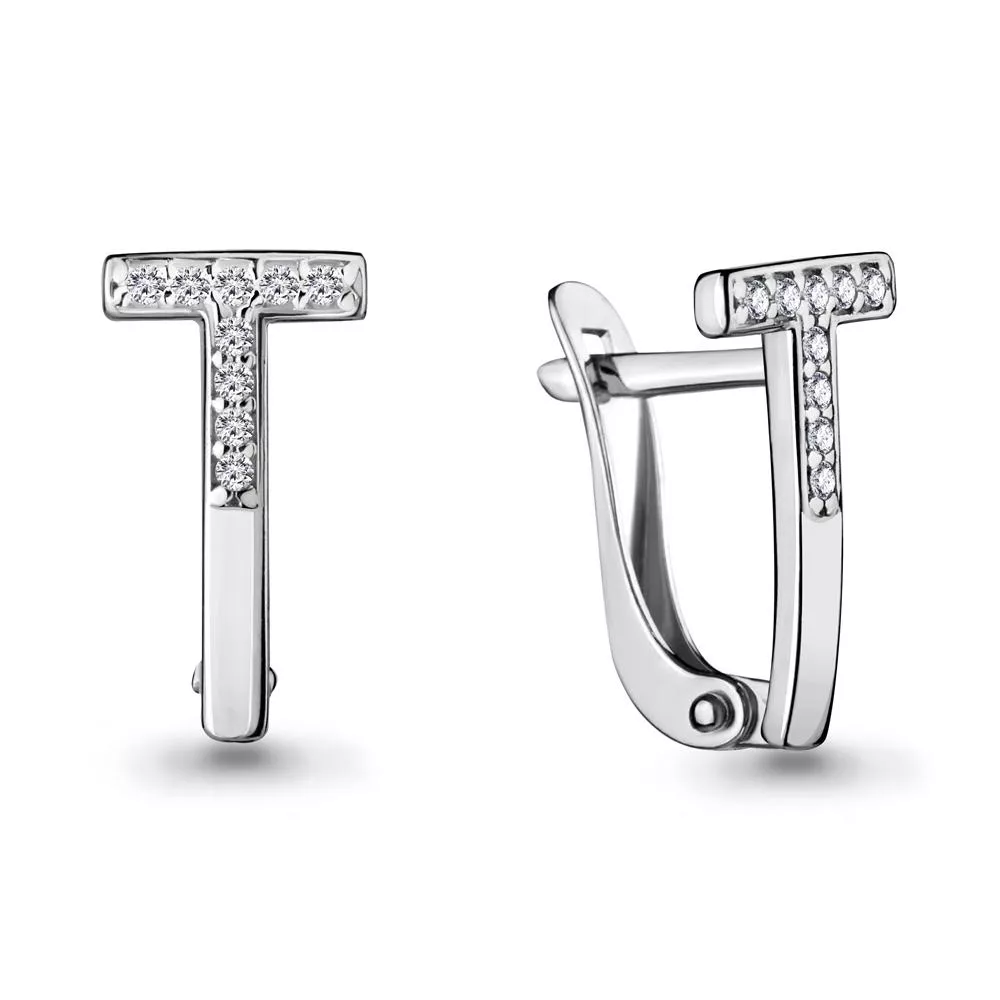 Серьги из серебра, артикул LV46769А