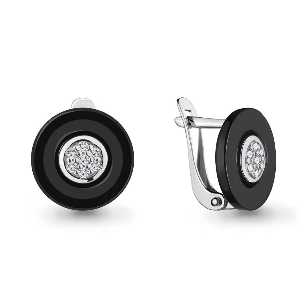 Серьги, серебро, артикул LV46736А