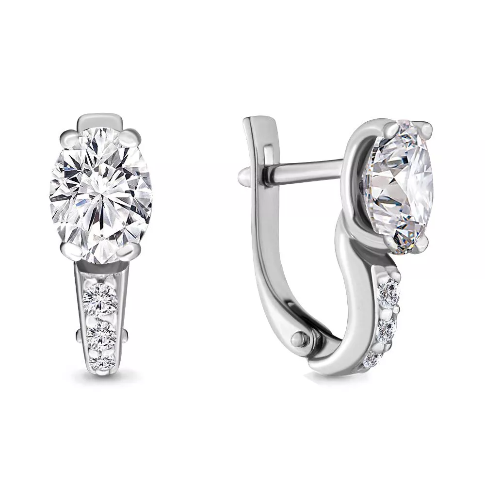 Серьги, артикул LV46730А, серебро