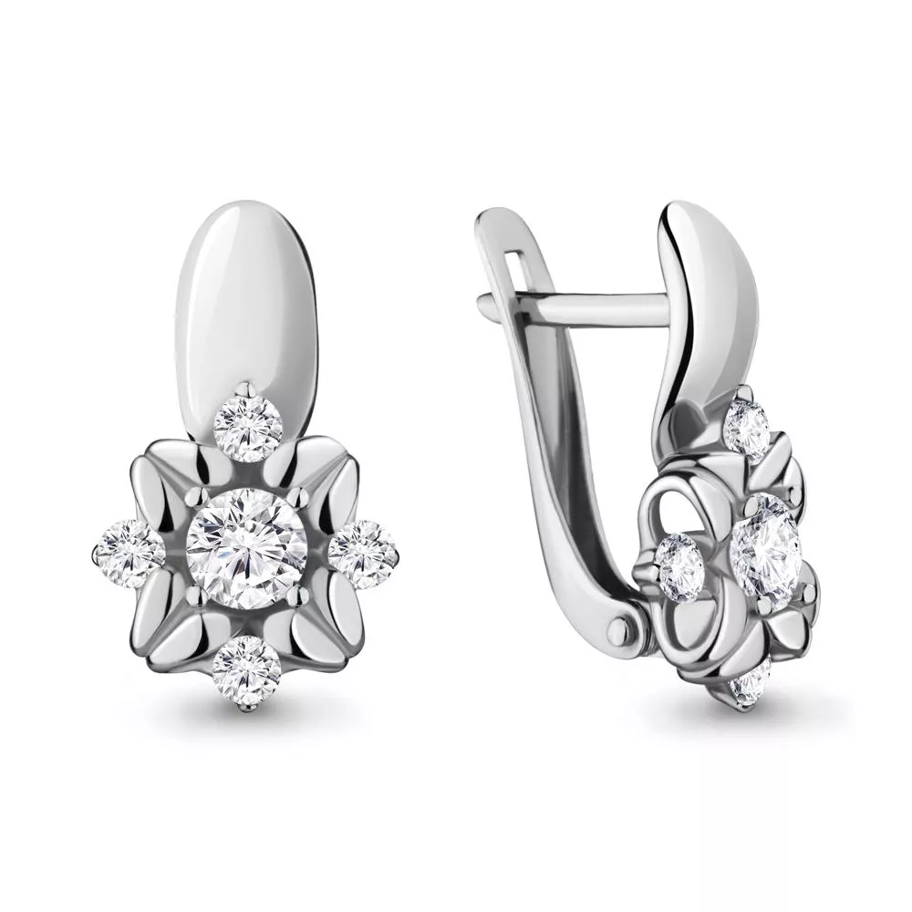 Серьги, артикул LV46673А, серебро