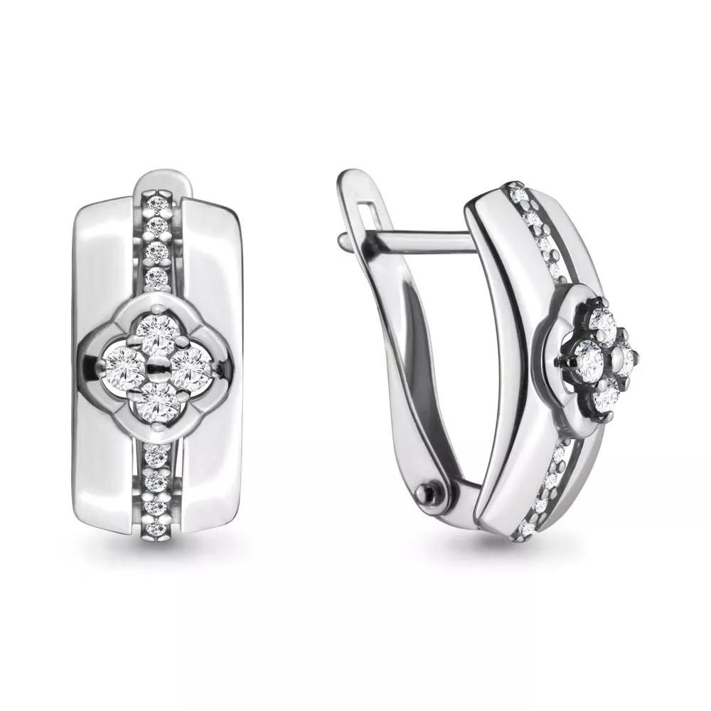 Серьги, серебро, артикул LV46600А