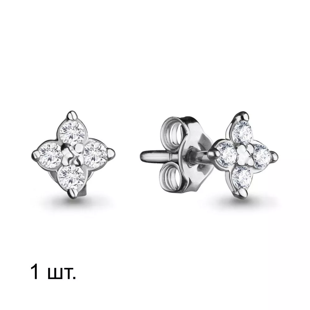 Серьги, артикул LV46564А, серебро