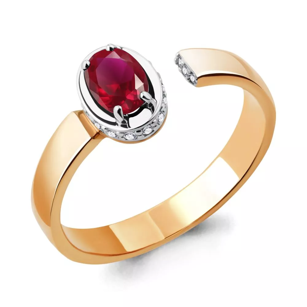 Кольцо, артикул LV963633Ак, золото