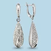 Серьги из серебра, артикул LV46532