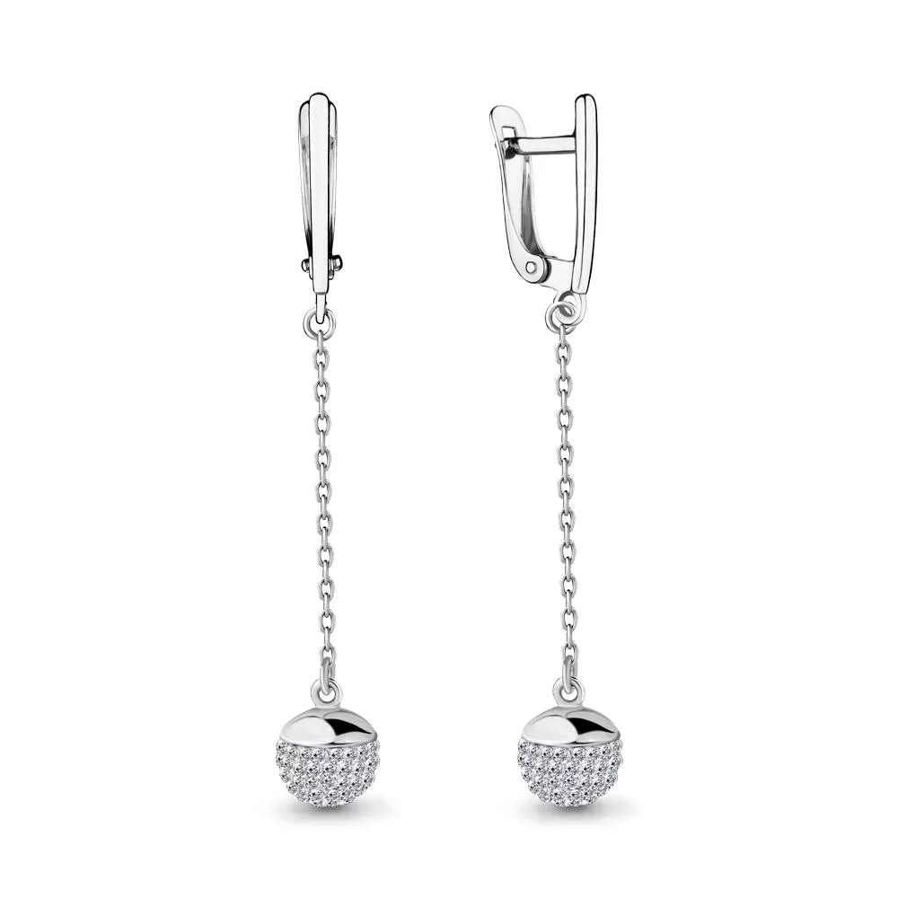 Серьги, артикул LV46521, серебро