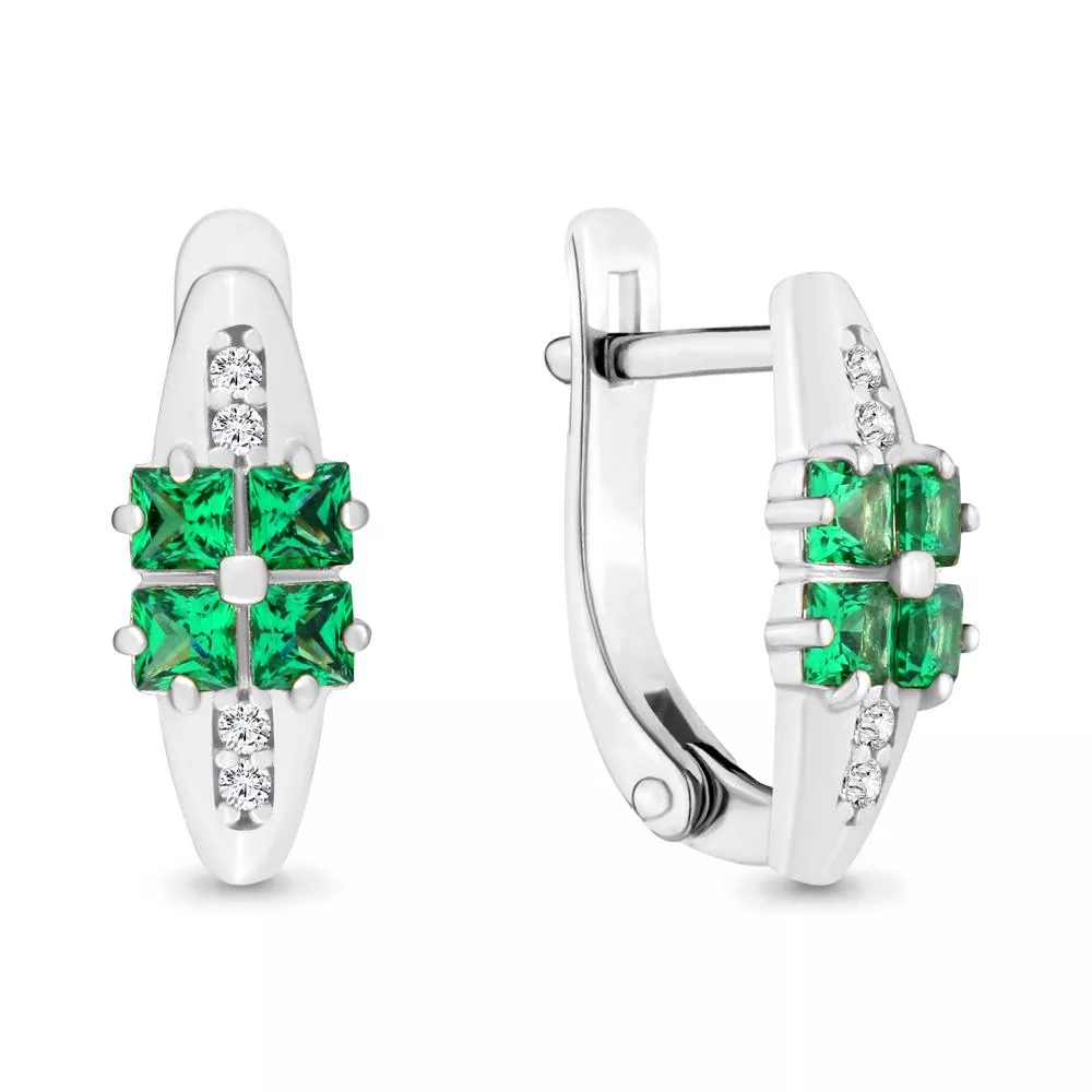 Серьги из серебра, артикул LV46449АГ