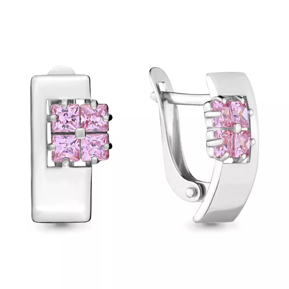 Серьги, серебро, артикул LV46442Р