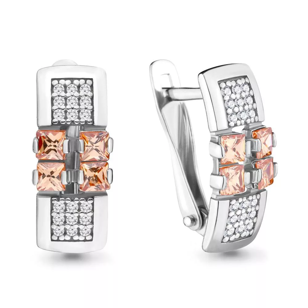 Серьги, артикул LV46440АЕ, серебро