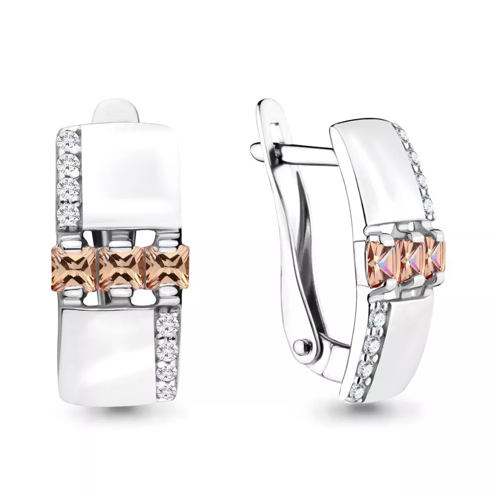 Серьги, артикул LV46437АЕ, серебро