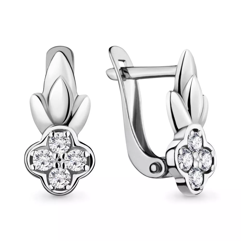 Серьги, серебро, артикул LV46424А