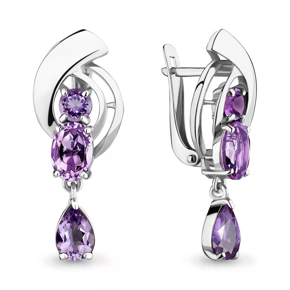 Серьги, серебро, артикул LV4642004