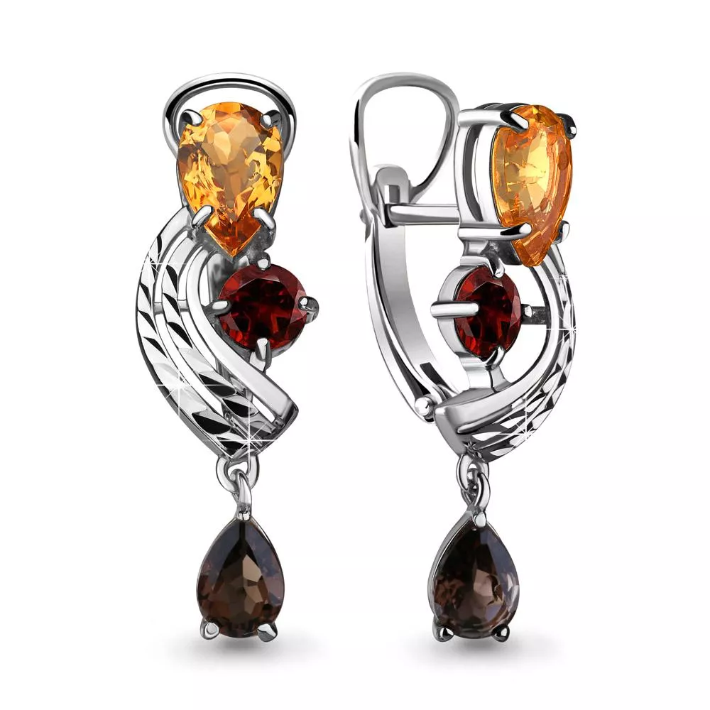 Серьги, серебро, артикул LV4641947