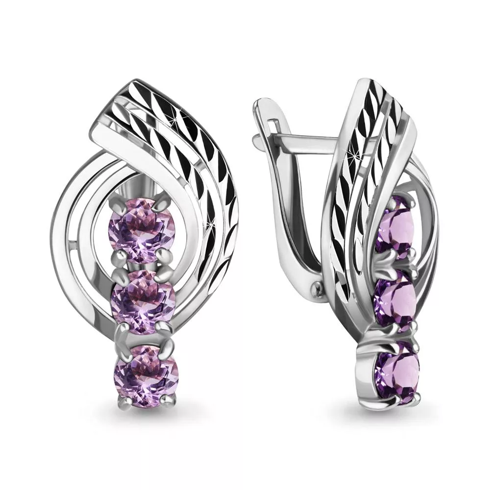 Серьги из серебра, артикул LV4641604