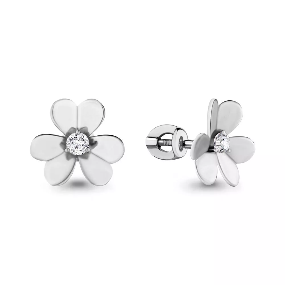 Серьги, серебро, артикул LV46411