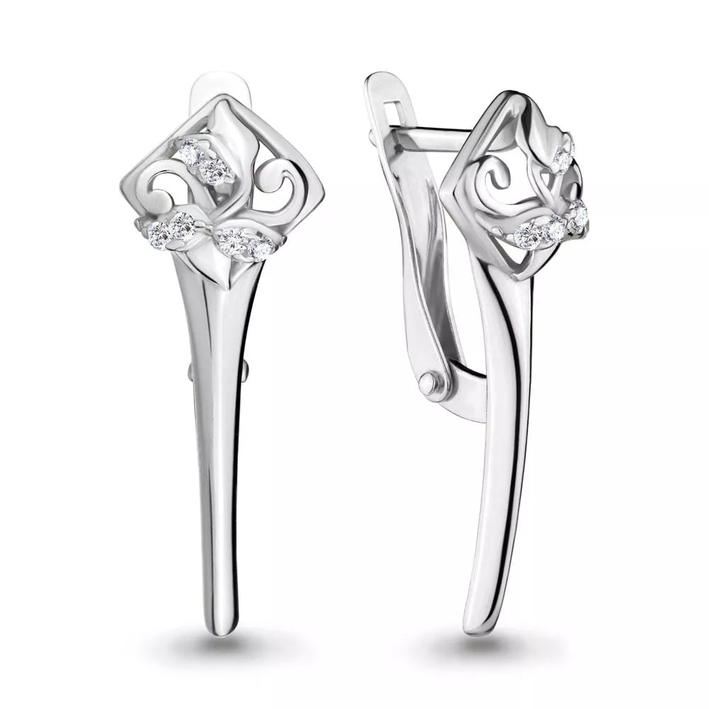 Серьги из серебра, артикул LV46377А