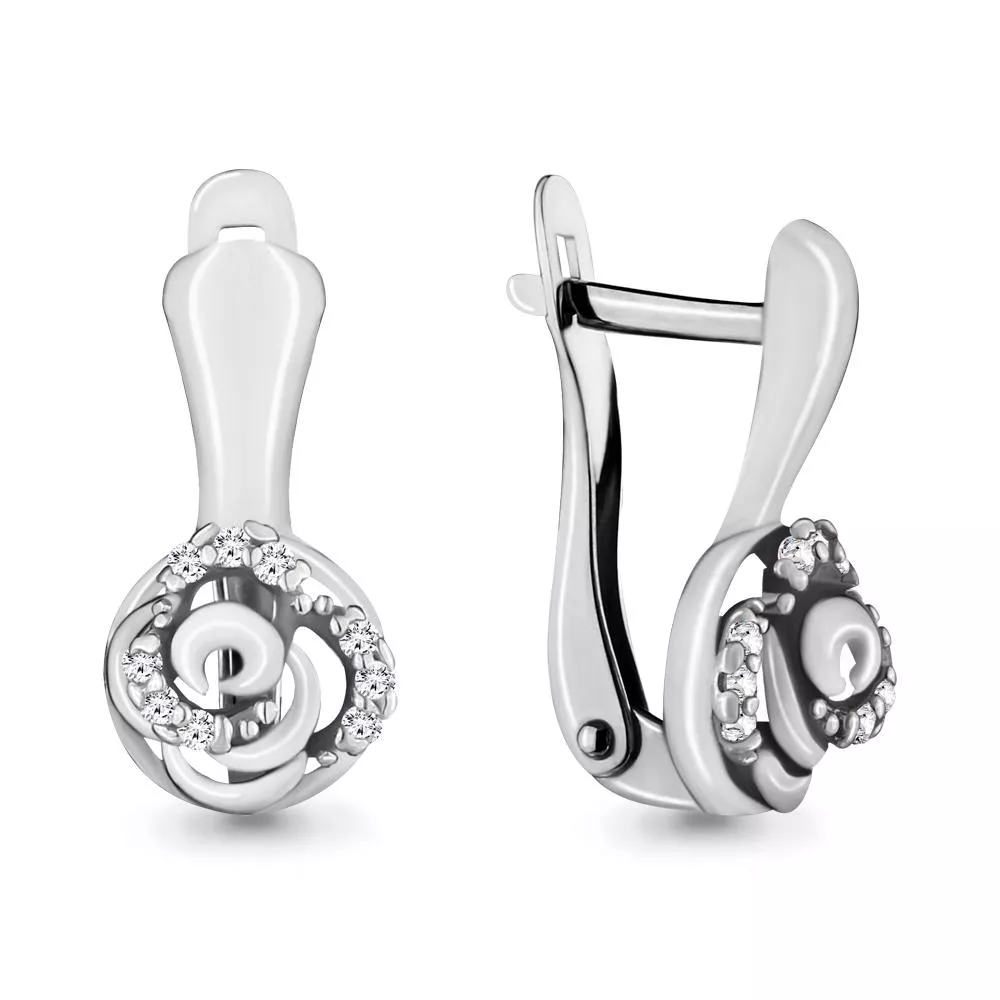 Серьги из серебра, артикул LV46364А