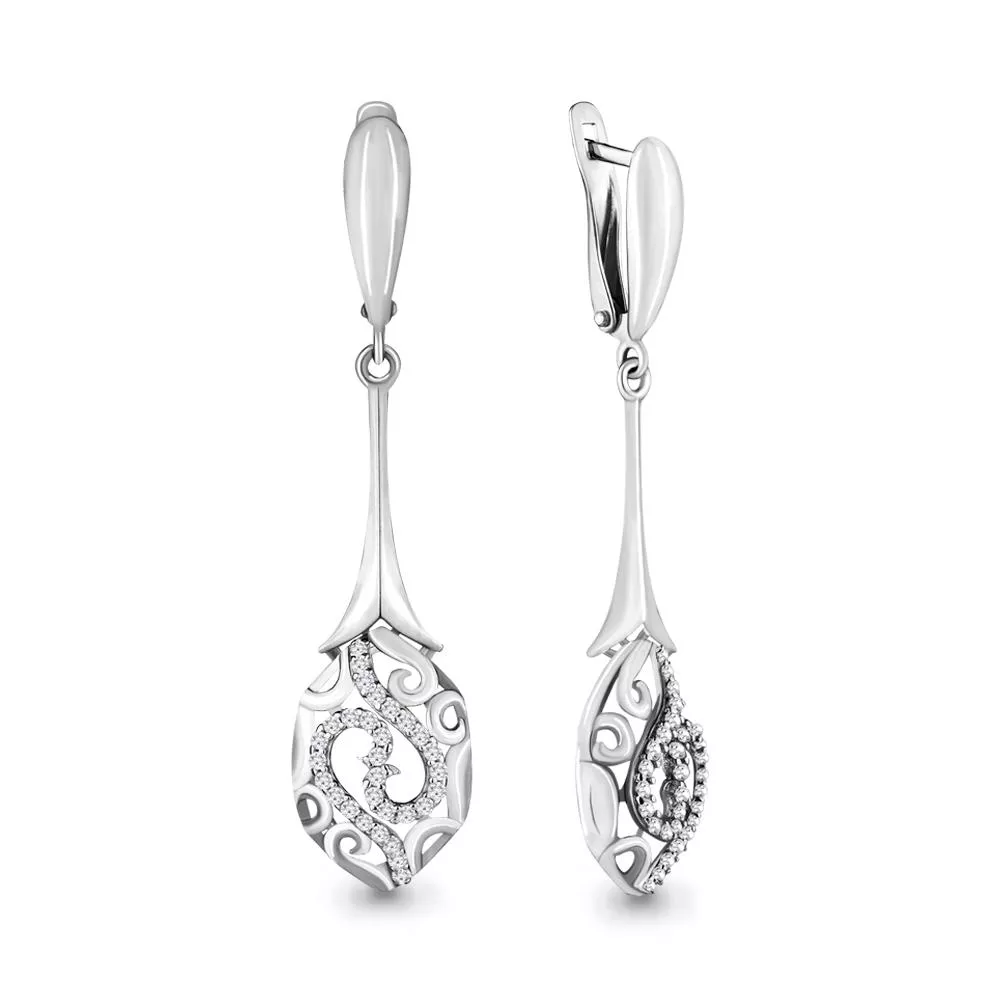 Серьги, артикул LV46362А, серебро