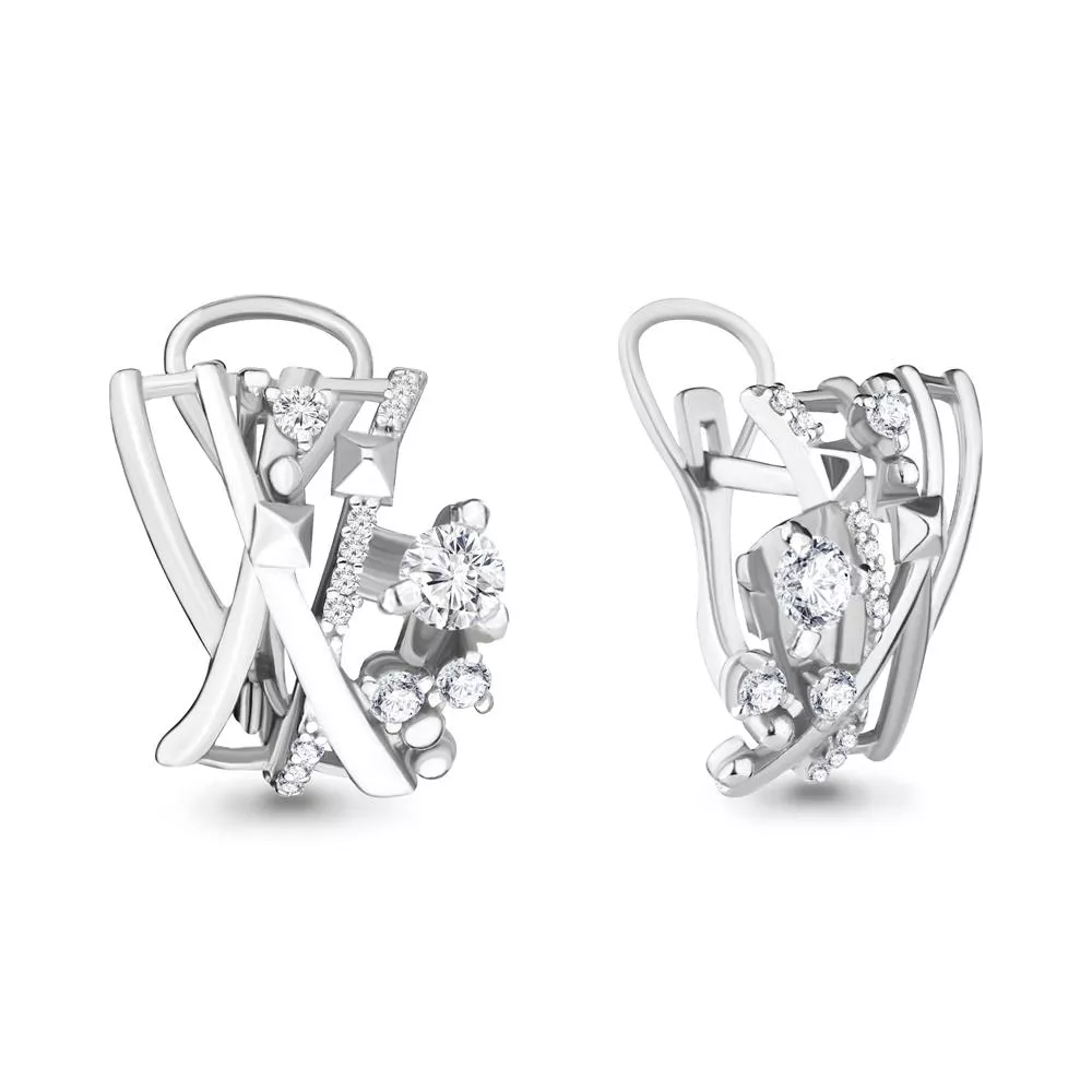 Серьги, артикул LV46337А, серебро