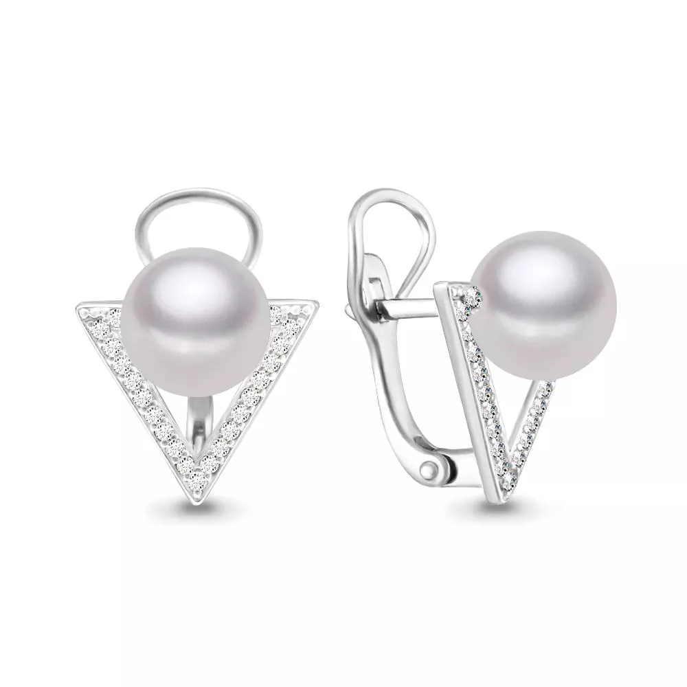 Серьги из серебра, артикул LV46315А