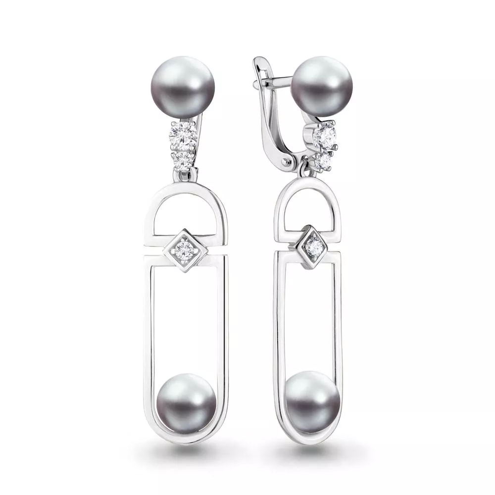 Серьги из серебра, артикул LV46310Э