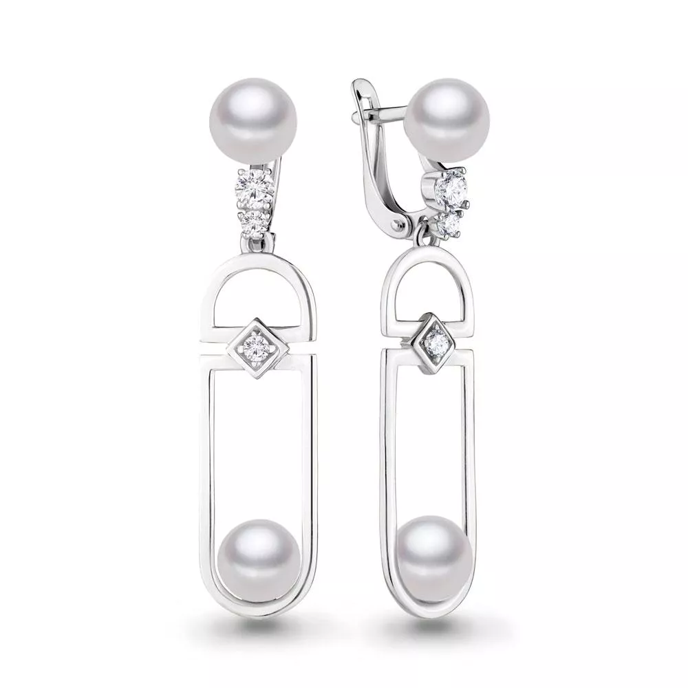 Серьги, артикул LV46310, серебро