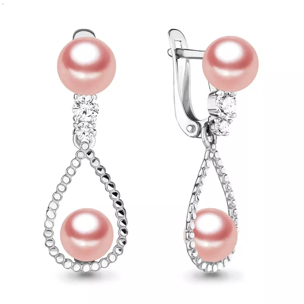 Серьги, артикул LV46308Р, серебро