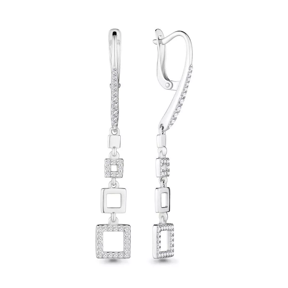 Серьги из серебра, артикул LV46268А