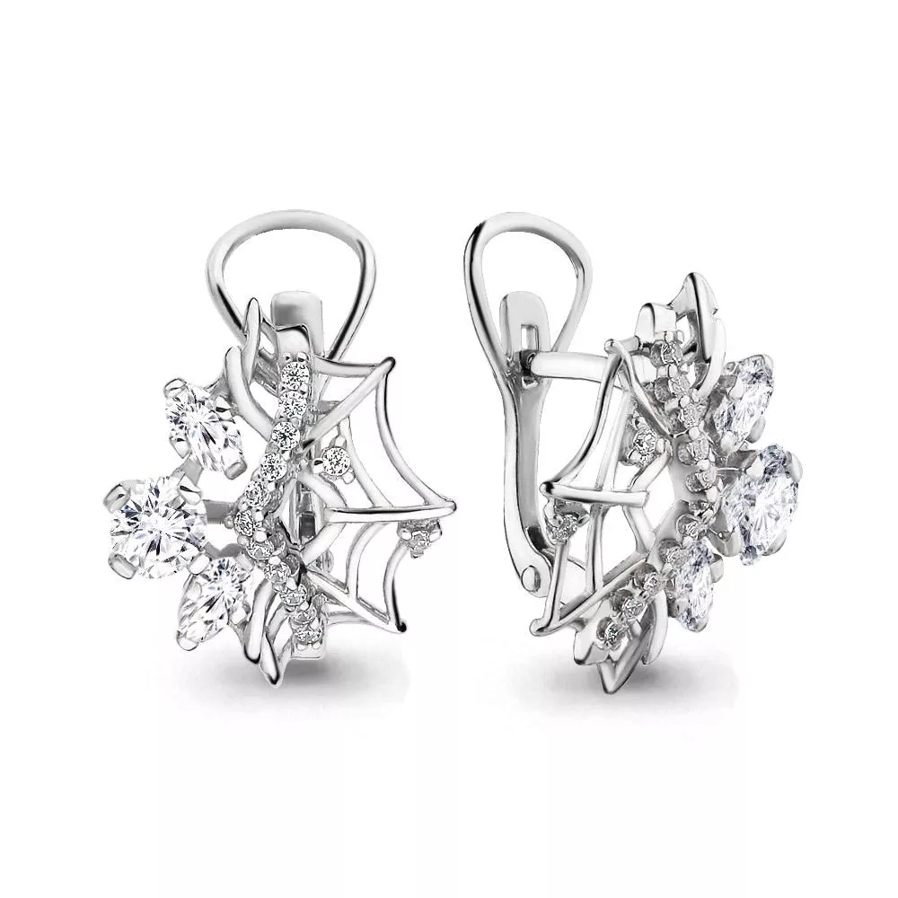 Серьги, артикул LV46229А, серебро