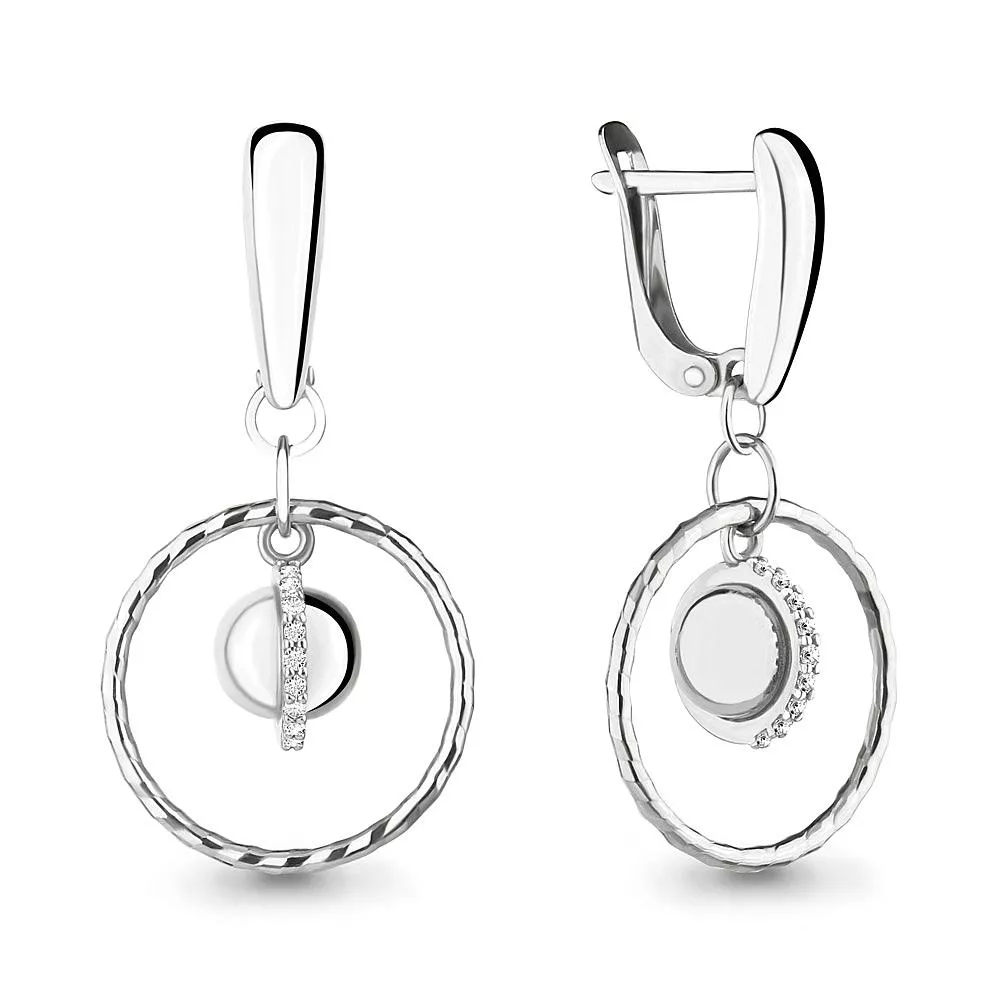 Серьги из серебра, артикул LV46226А