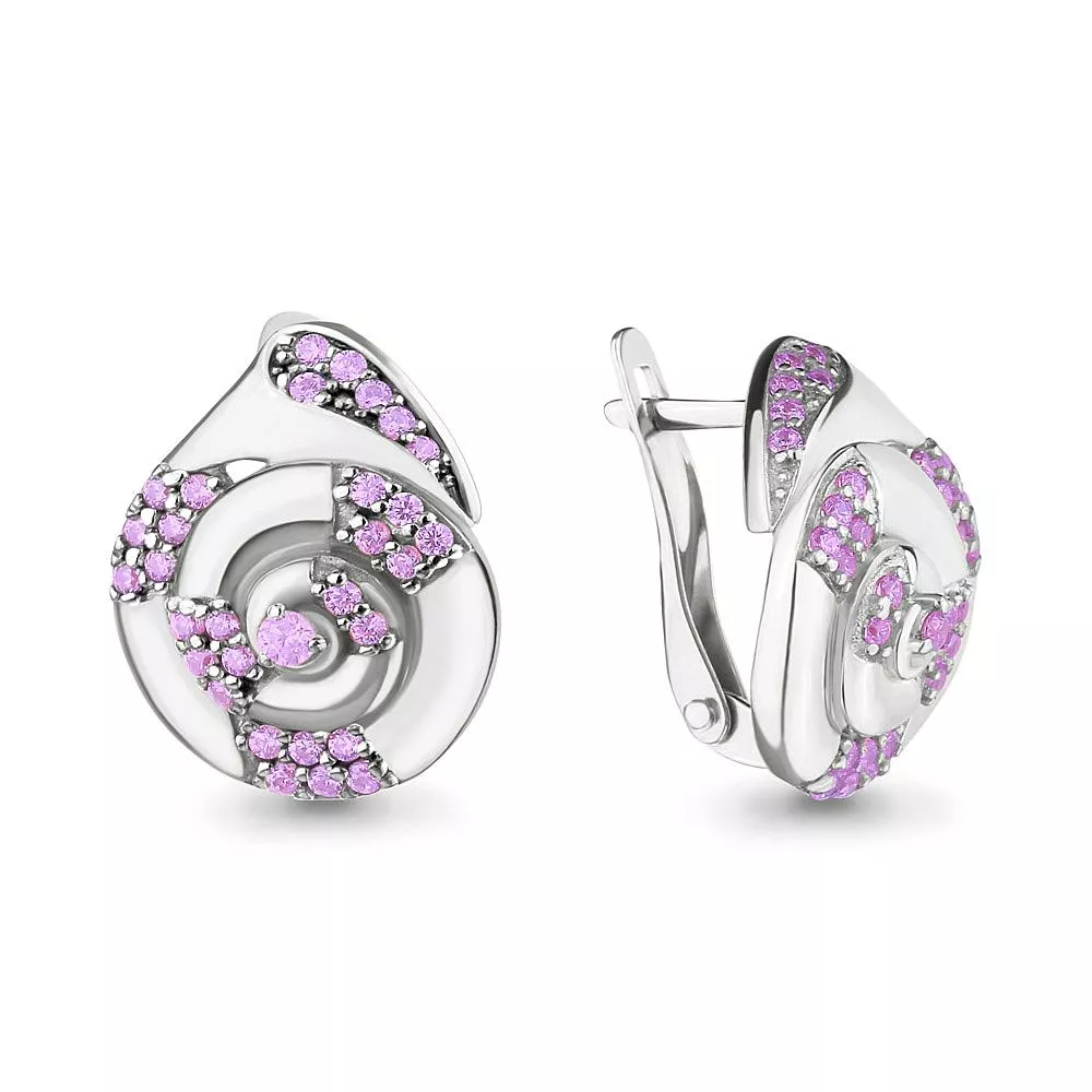 Серьги, артикул LV46152В, серебро