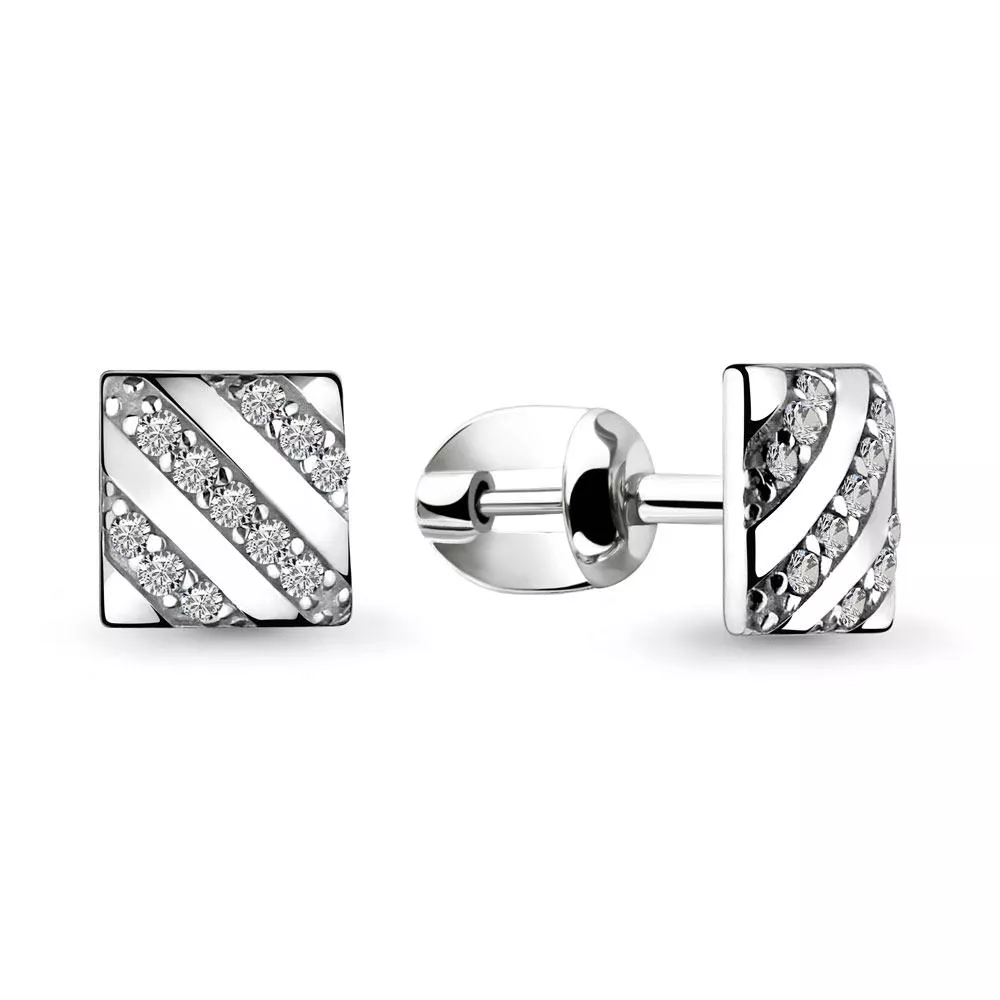 Серьги, серебро, артикул LV46148А