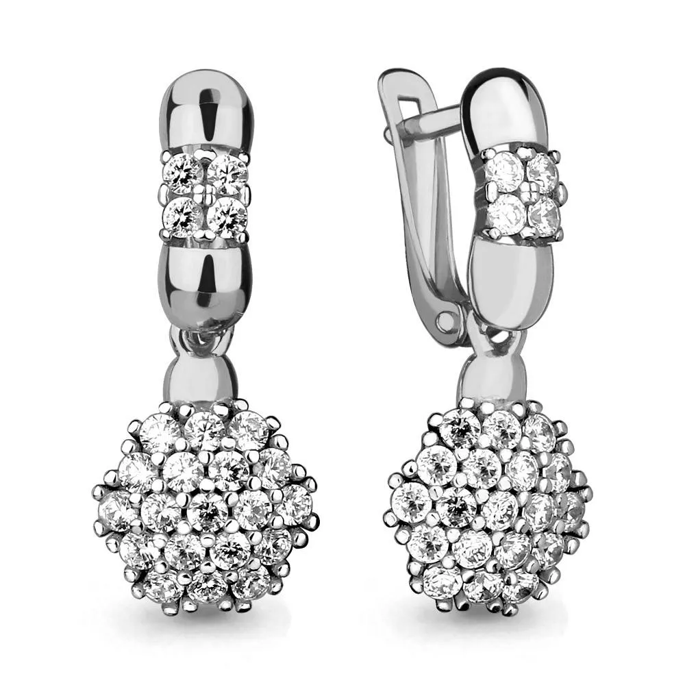 Серьги из серебра, артикул LV46135А