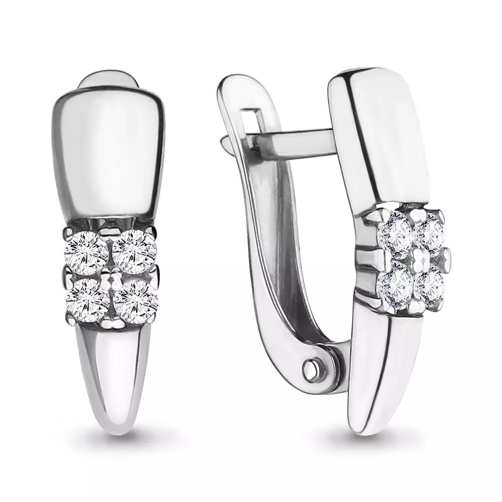 Серьги, артикул LV46119А, серебро