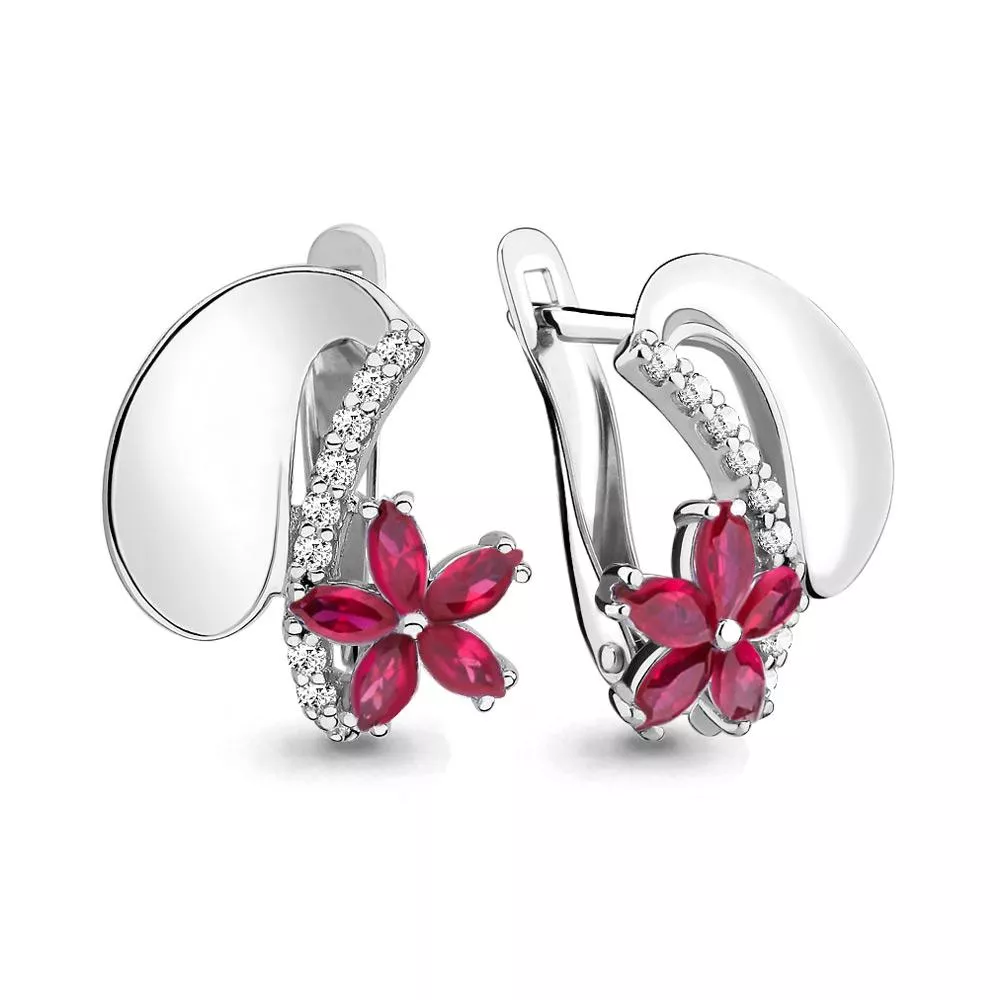 Серьги, артикул LV46097В, серебро