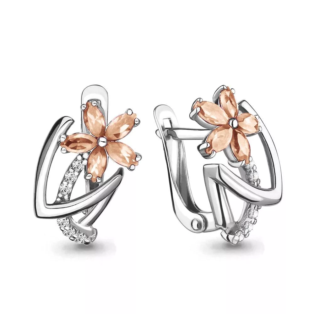 Серьги из серебра, артикул LV46093Е