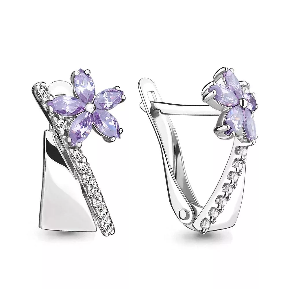 Серьги, артикул LV46090Д, серебро