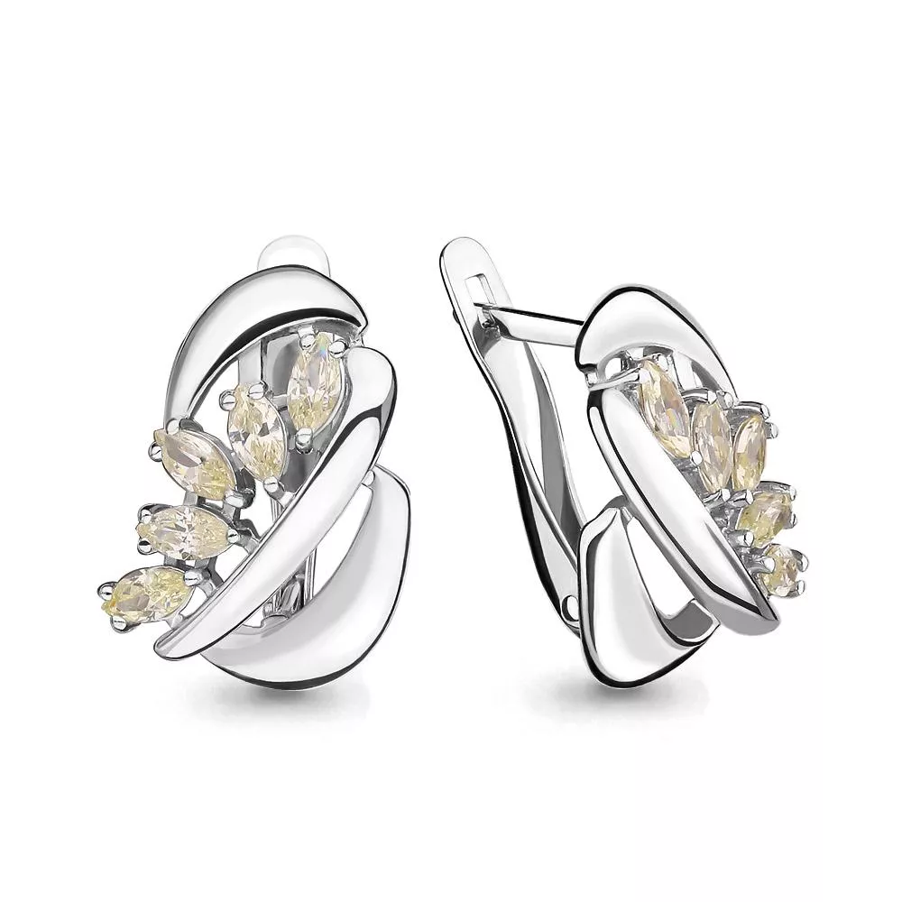 Серьги, серебро, артикул LV46088Т