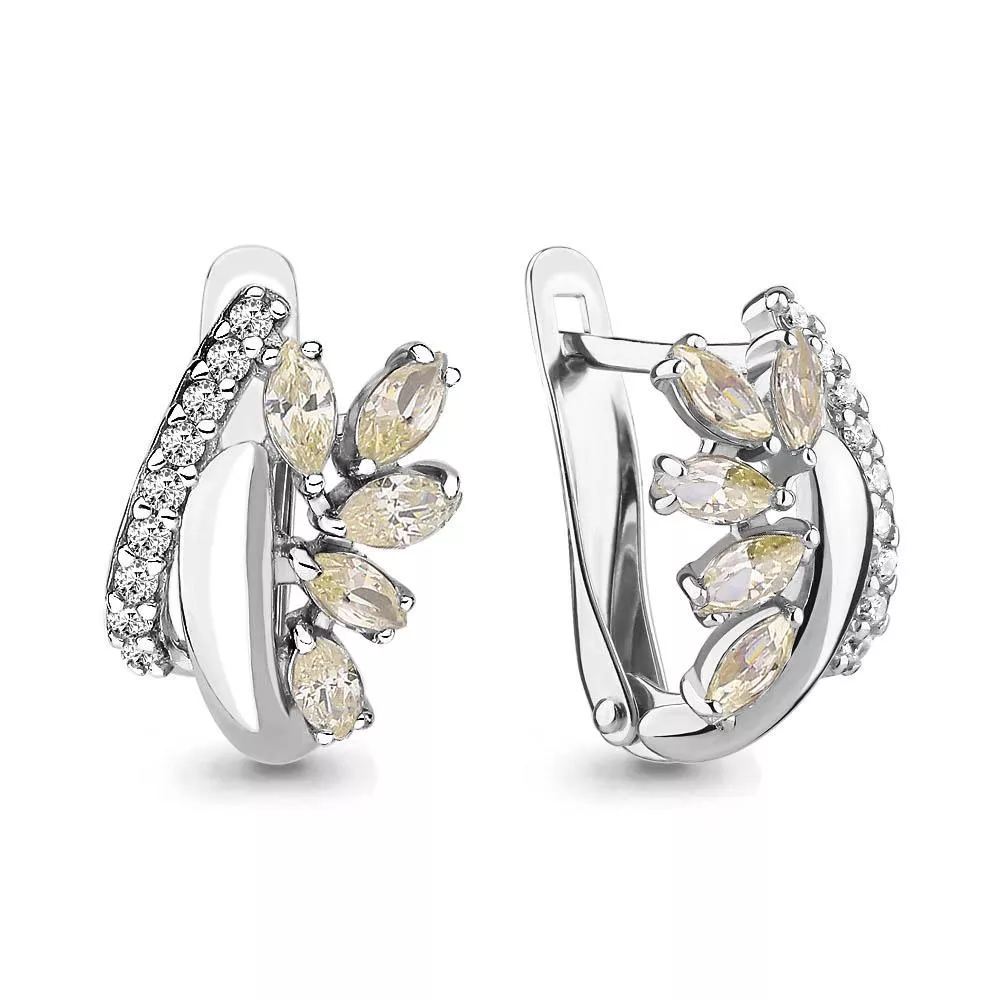 Серьги, артикул LV46086Е, серебро