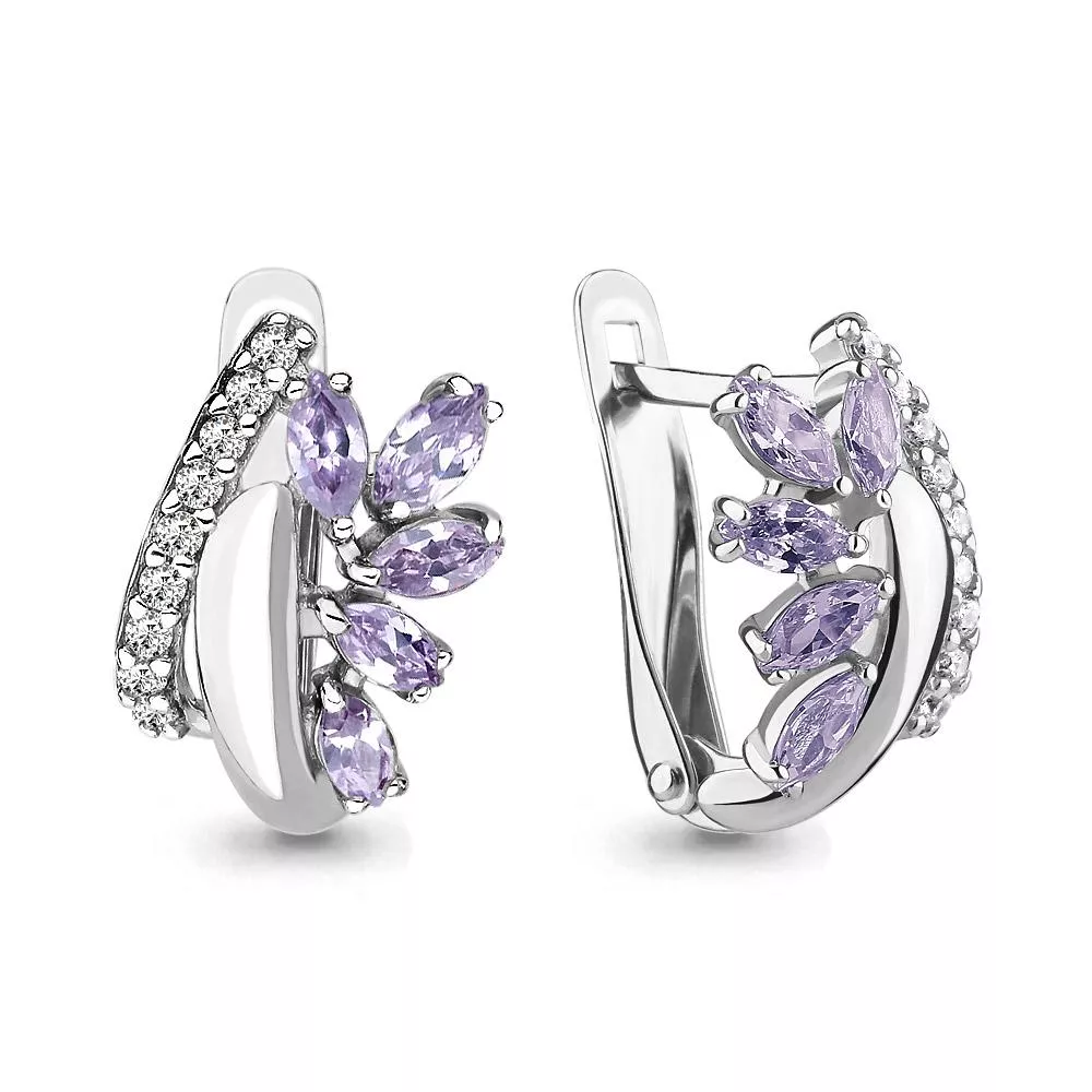 Серьги из серебра, артикул LV46086Д