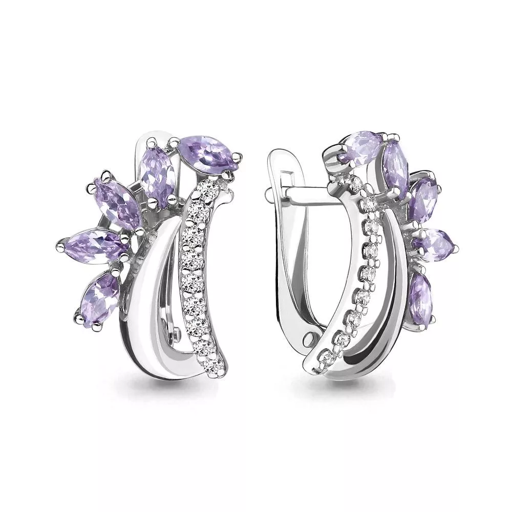 Серьги из серебра, артикул LV46085Д